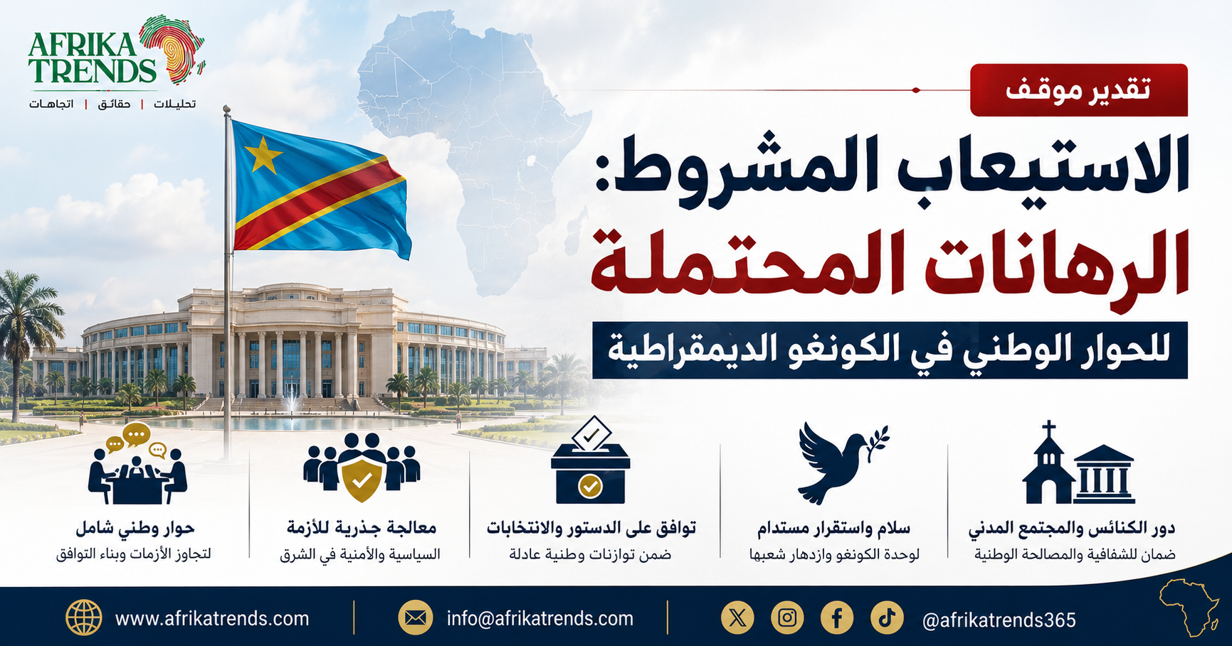 الاستيعاب المشروط: رهانات الحوار الوطني في الكونغو الديمقراطية